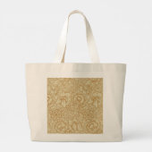 Grand Tote Bag William Morris Papier peint floral Poppy (Dos)