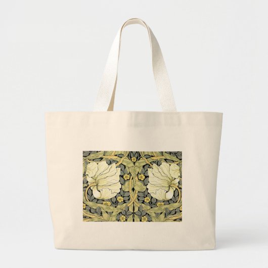 Grand Tote Bag William Morris Pimpernel Fond d'écran floral (Devant)
