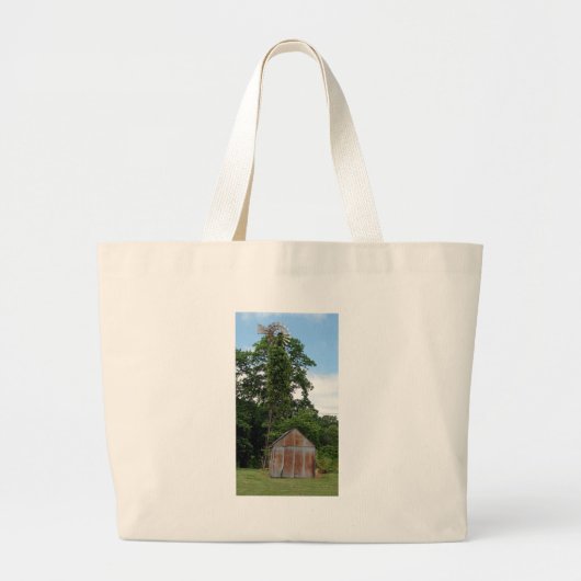 Grand Tote Bag Windmill et Shed (Devant)