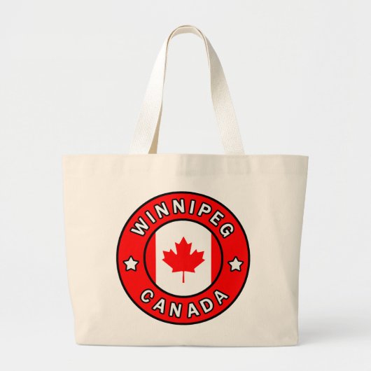 Grand Tote Bag Winnipeg Canada (Devant)