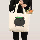 Grand Tote Bag Witch Cauldron (Devant (produit))