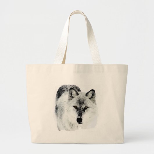 Grand Tote Bag Wolf Eyes (Devant)