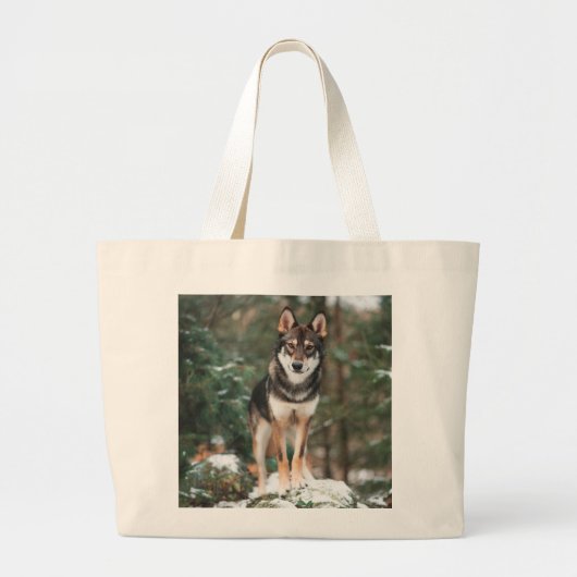 Grand Tote Bag Wolfdog (Devant)