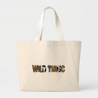 Grand Tote Bag XX conception sauvage de poster de animal de chose