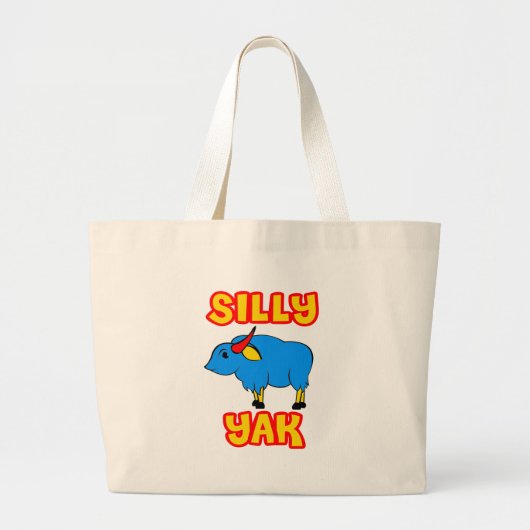 Grand Tote Bag Yaks idiots (Devant)