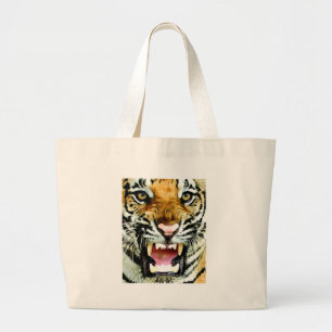 Grand Tote Bag Yeux du tigre