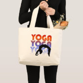 Grand Tote Bag yoga (Devant (produit))