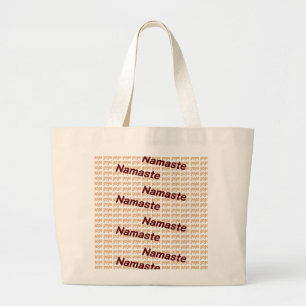 Grand Tote Bag Yoga Namaste
