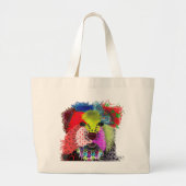 Grand Tote Bag Yorkshire Terrier - Patchwork (Devant)