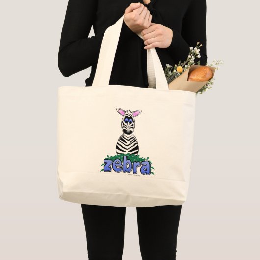 GRAND TOTE BAG ZEBRA (Devant (produit))