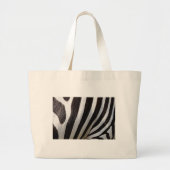 Grand Tote Bag Zebra jumbo fourre-tout. (Devant)