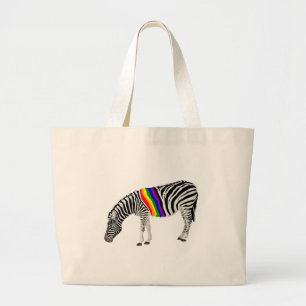 Grand Tote Bag Zèbre de LGBT