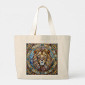 Grand Tote Bag Zodiaque - Léon le Lion (Dos)