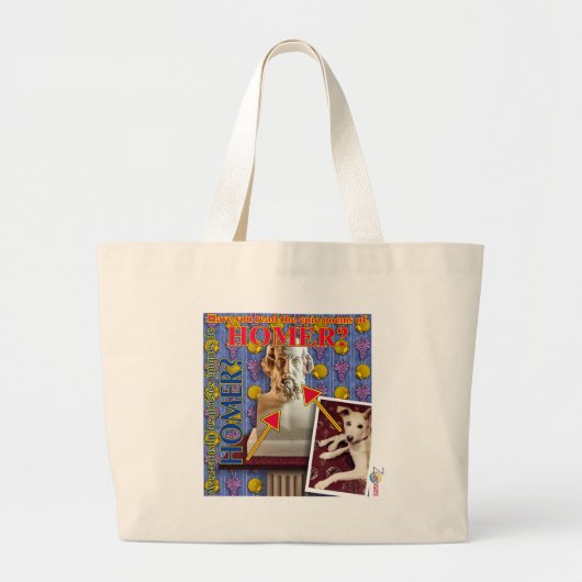 Grand Tote Bag ZoeSPEAK - Homer (Devant)