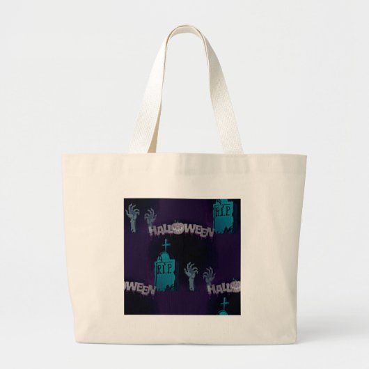 Grand Tote Bag zombie halloween (Devant)