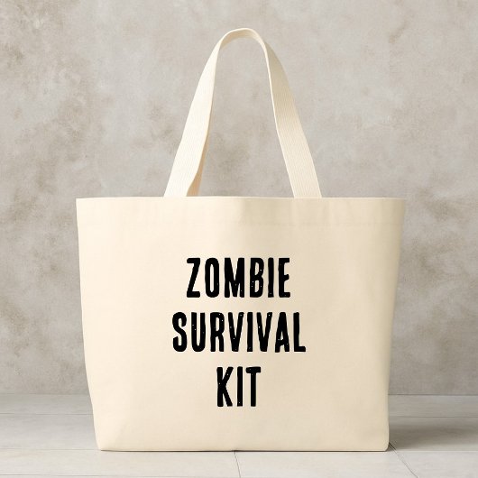 Grand Tote Bag Zombie Survival Kit