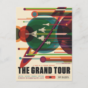 Grand Tour - Retro Carte postale de l'affiche de v