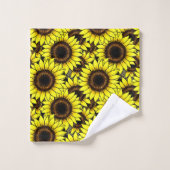 Grand Tournesol Jaune Doré (Gant de toilette)