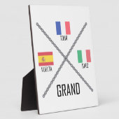 Grand Tours van fietsen Fotoplaat (Zijkant)