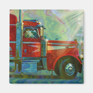 GRAND TRUCKERS RIG TRUCKERS Magnet