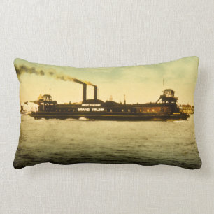 Grand Trunk Railroad Antiek Vintage Prentbriefkaar Kussen