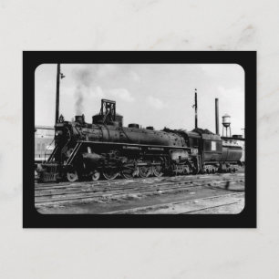Grand Trunk Western (G.T.W.) Stoomengine #6323 Briefkaart
