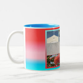 Grand Turks en Caicos Tweekleurige Koffiemok