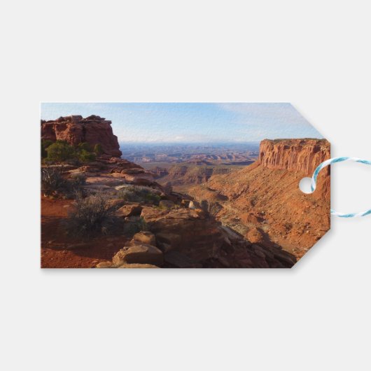 Grand Uitzicht Point in het Nationaal Park Canyonl Cadeaulabel (Voorkant (Horizontaal))