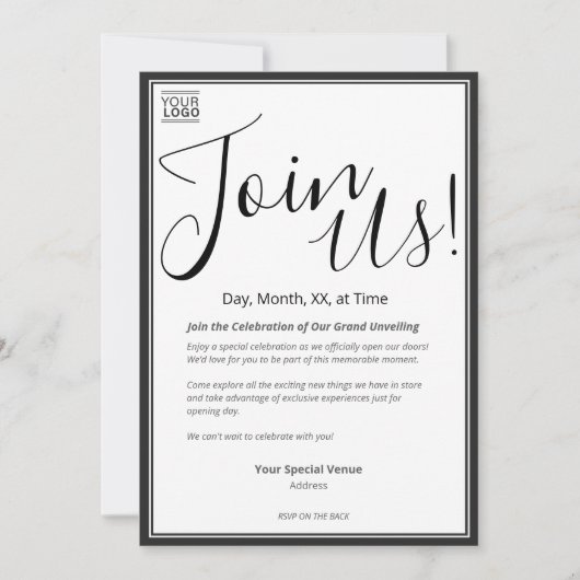 Grand Unveiling Special Event Invitation (Devant)