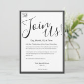 Grand Unveiling Special Event Invitation (Debout devant)