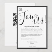 Grand Unveiling Special Event Invitation (Devant / Derrière)