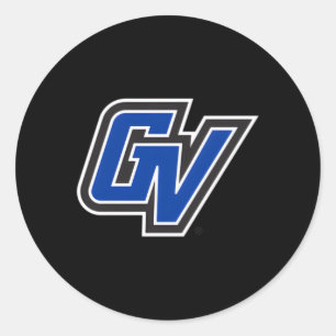 Grand Valley State Lakers links borst icoon Ronde Sticker