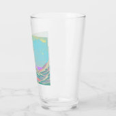 Grand Verre Pastel à Vague (Gauche)