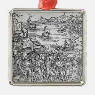 Grand Voyage de Hierusalem" Metalen Ornament