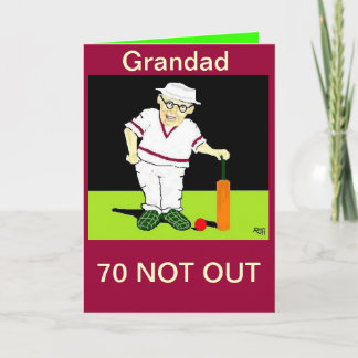 GRANDAD 70E VERJAARDAG KAART