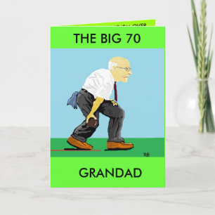 GRANDAD 70E VERJAARDAG KAART