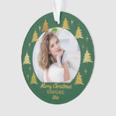 Grandad Green et Gold Christmas Trees Photo (devant)