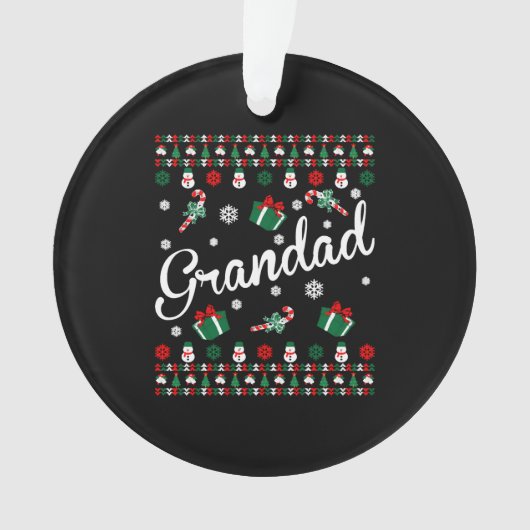 Grandad Ugly Christmas Sweater (devant)
