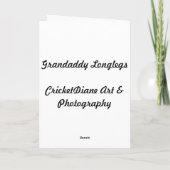 Grandaddy Longlegs Kaart (Achterkant)