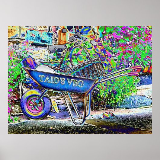 GRANDAD'S WHEELBARROW POSTER (Voorkant)