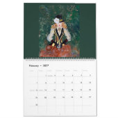GrandCalendrier de deux pages, Calendrier blanc (Feb 2027)
