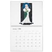 GrandCalendrier de deux pages, Calendrier blanc (Jan 2026)