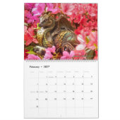 GrandCalendrier de deux pages, Calendrier blanc (Feb 2027)