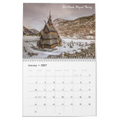 GrandCalendrier de deux pages, Calendrier blanc (Jan 2027)