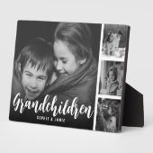 Grandchildren Customized Photo Collage Plaque (Côté)