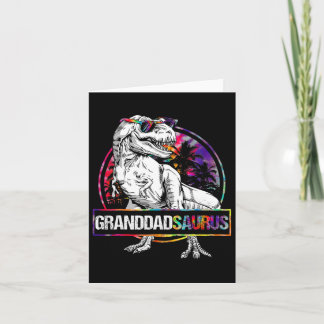 Granddadsaurus Dinosaur Granddad Saurus Matching T Kaart