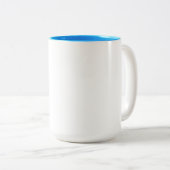 Grande 15oz tasse à deux tons faite sur commande - (Devant droit)