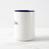 Grande 15oz tasse à deux tons faite sur commande - (Centre)