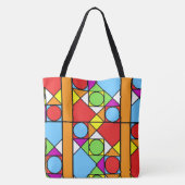 Grande abstraction #1 de sac fourre-tout (Dos)