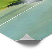 Grande affiche d'art de routier de camion de (Coin)